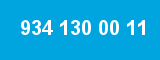 934 130 00 11 934 130 00 11